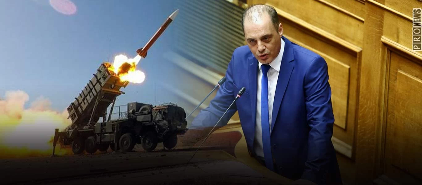 Βαριές καταγγελίες Κ.Βελόπουλου κατά κυβέρνησης για Patriot: «Ξηλώνετε την αεράμυνα της χώρας - Κάνετε έγκλημα»